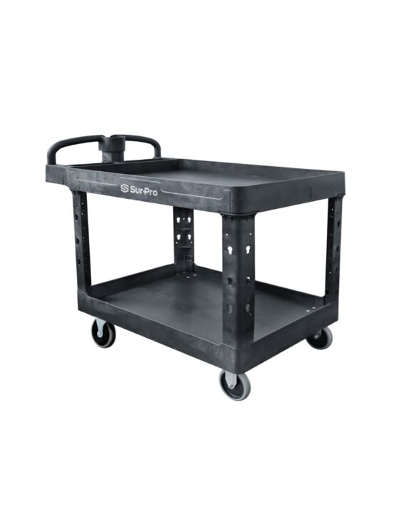 44″ x 25″ 2-Shelf Utility Cart