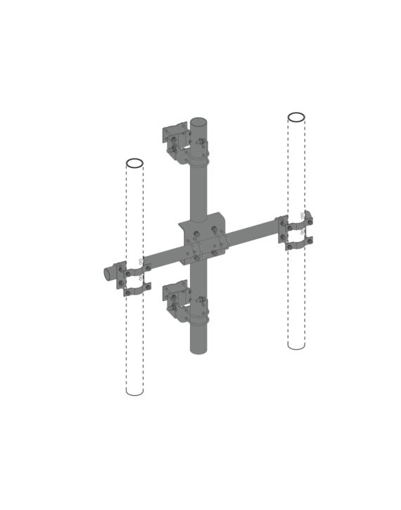 18" Dual Antenna Stand Off Mount
equiv to R5-216