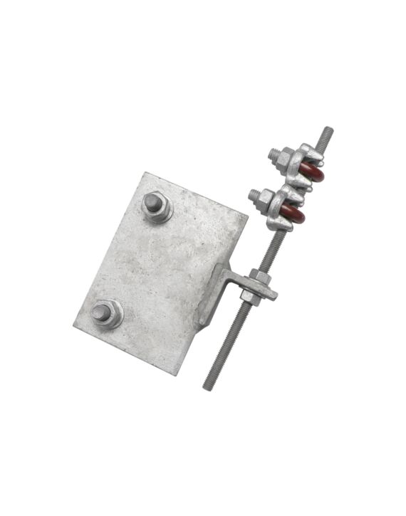 Safety Climb Bottom Tensioner Bracket Galvanized with Hardware