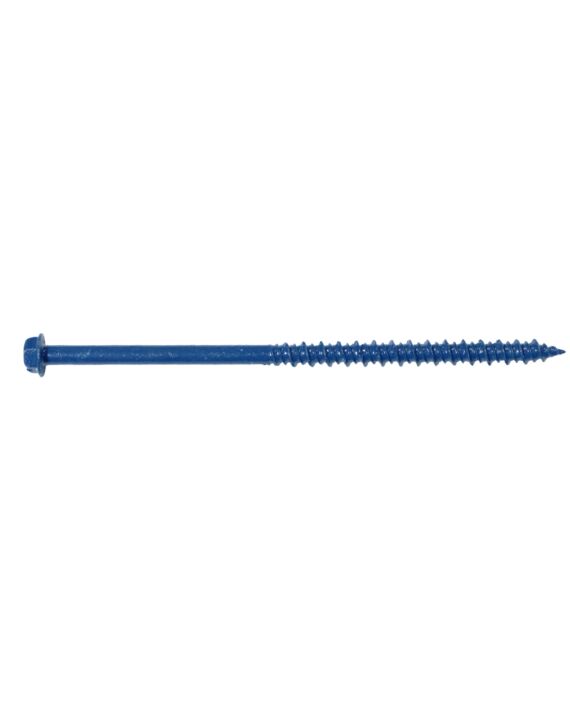 3/16 x 3-3/4 Hex Washer Head Concrete Screw Blue 100/Box