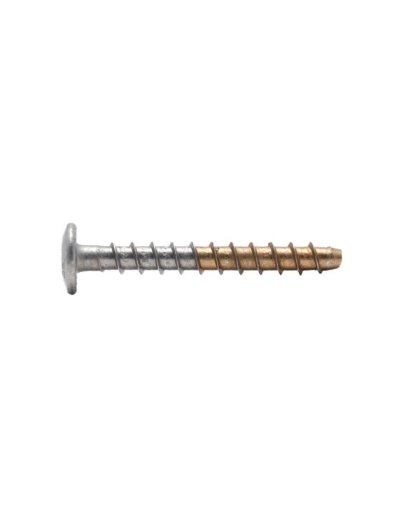 AF M6 x 60mm (1/4 x 2-1/4) Button Torx Hd Concrete Screw-Anchor 316 Stainless 100/Box - 600/Ctn