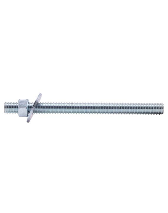 3/4-10 x 10" Anchor Rod Assembly with Nut & Washer Zinc 5/Box