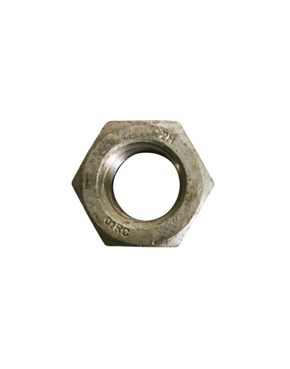 1/2-13 Heavy Hex Nut A194 Grade 2H Galvanized 50/Box - 750/Ctn