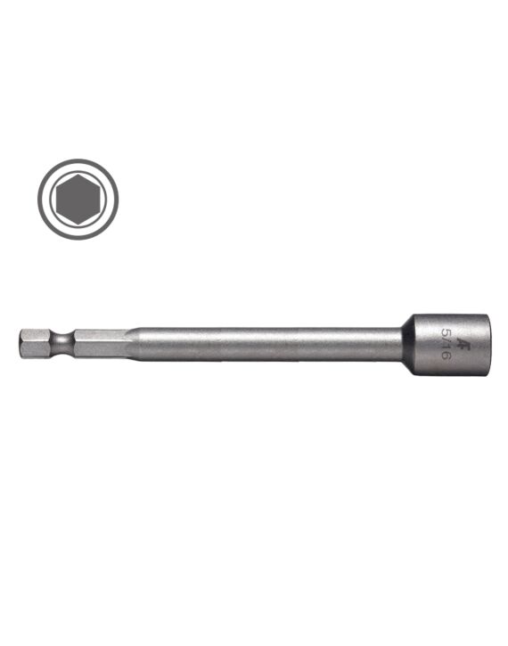 AF 3/8 x 4 Magnetic Nut Setter 3/Pack