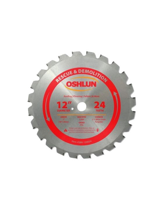 12 x 24T x 1 Rescue Demolition Circular Saw Blade