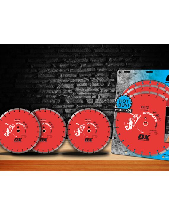 OX Ultimate PC12 Diamond Saw Blade - 3 Pack