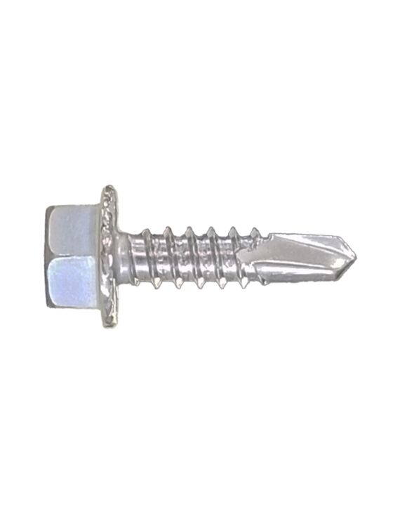 10 x 3/4 High Head Hex Washer Self Drilling Screw Gr 410 Stainless Steel 1000/Box - 6000/Ctn